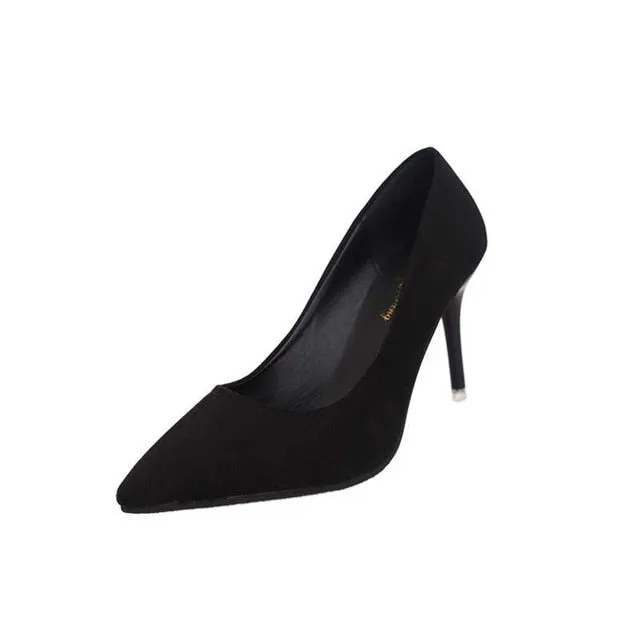 2018 New Fashion high heels women pumps thin heel