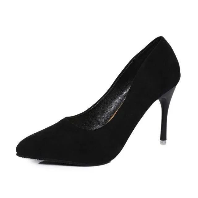2018 New Fashion high heels women pumps thin heel