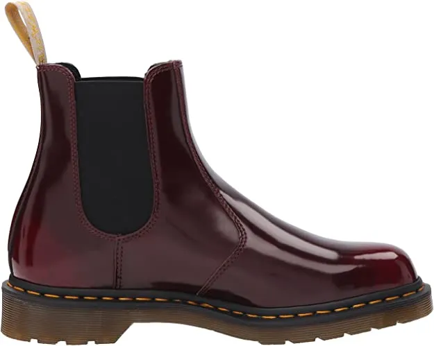 Sure! Heres an optimized title for the e-commerce product:

Vegan Cherry Red Cambridge Brush Lace-Up Ankle Boots – Style 2976