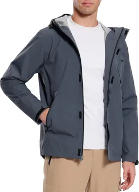 baleaf Men's Rain Jacket Waterproof Breathable Raincoat with Hood for Outdoor Hiking Traveling Cycling Windbreaker baleaf Men's Rain Jacket Waterproof Breathable Raincoat with Hood for Outdoor Hiking Traveling Cycling Windbreaker