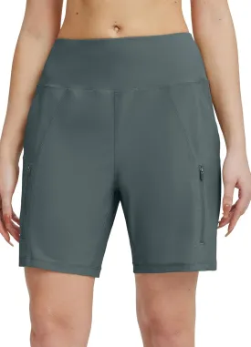 baleaf Women's Athletic Shorts 7 Inch Long Hiking Shorts High Waist Pockets baleaf Women's Athletic Shorts 7 Inch Long Hiking Shorts High Waist Pockets