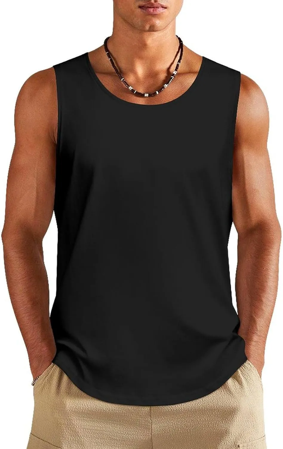 Custom Tank Top Sleeveless Tops for Men Design Your Image Logo Text Undershirt for Fitness Gym Workout