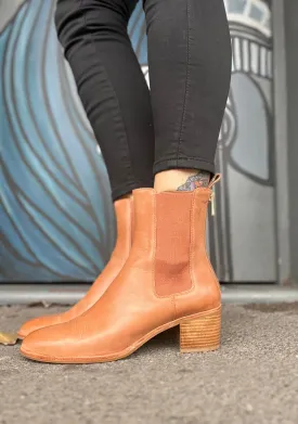 Dowell Boots - Brandy Natural Leather