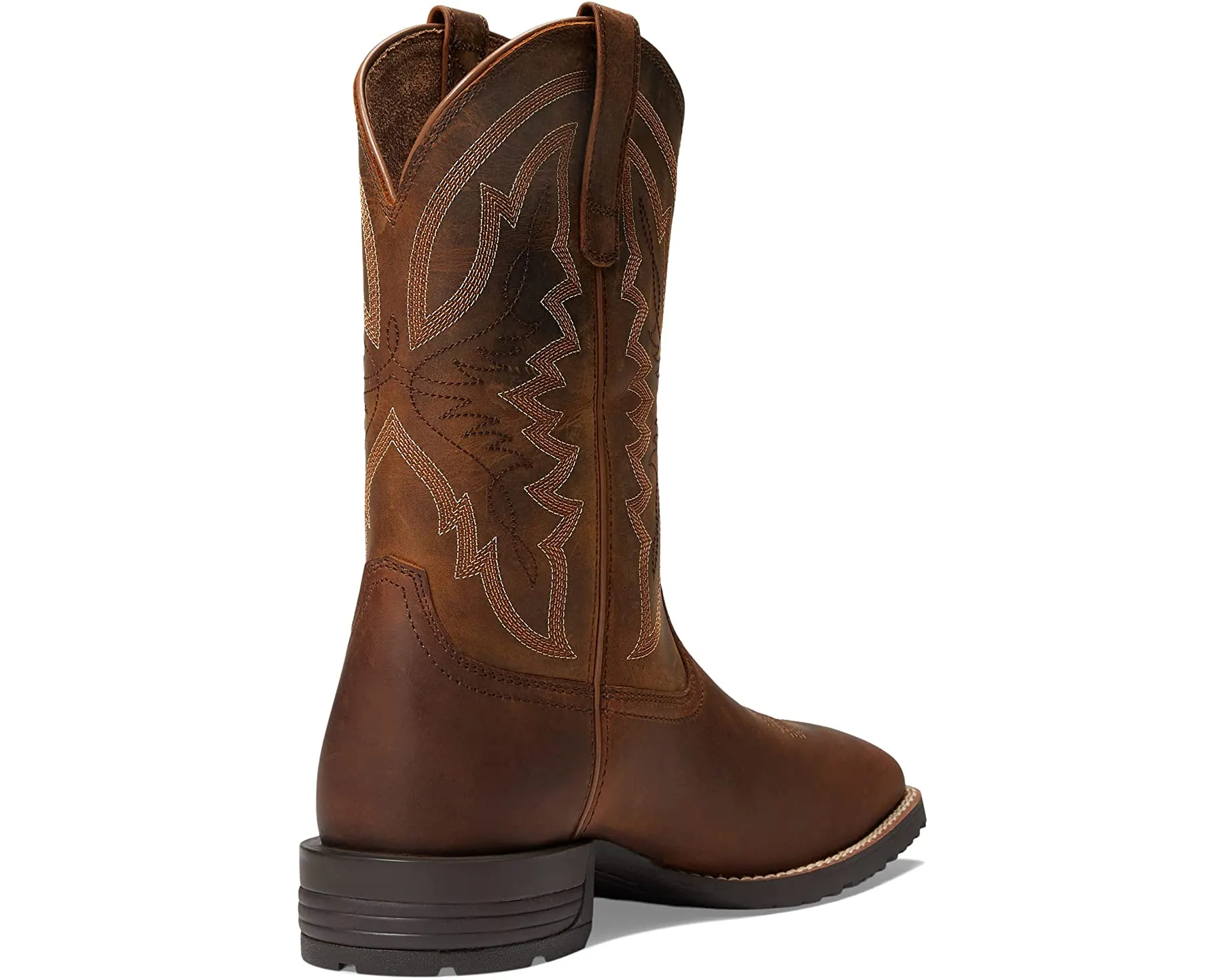 Hybrid Ranchwork Western Boot Ariat, Thatch Brown