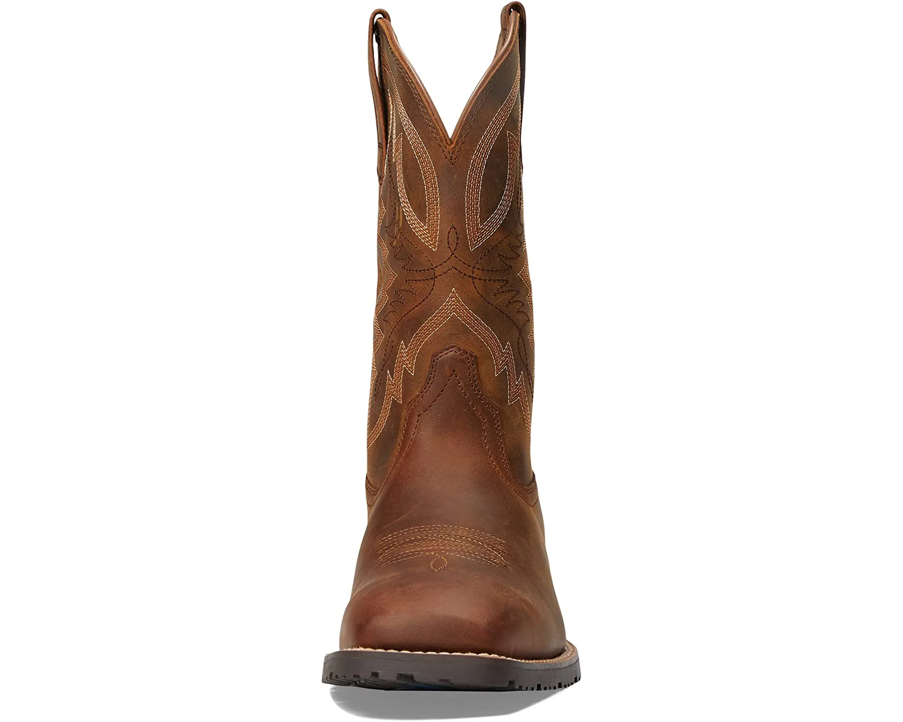 Hybrid Ranchwork Western Boot Ariat, Thatch Brown
