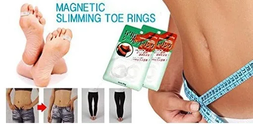 Importikaah Magnetic Slimming Toe Rings: Free Fitness Guide Included (Pair) - Unisex