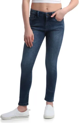 Jessica Simpson Girls Jeans - Comfort Stretch Skinny, Flare, Straight Cut Denim Jeans - Casual Pocket Jeans for Girls (4-16)