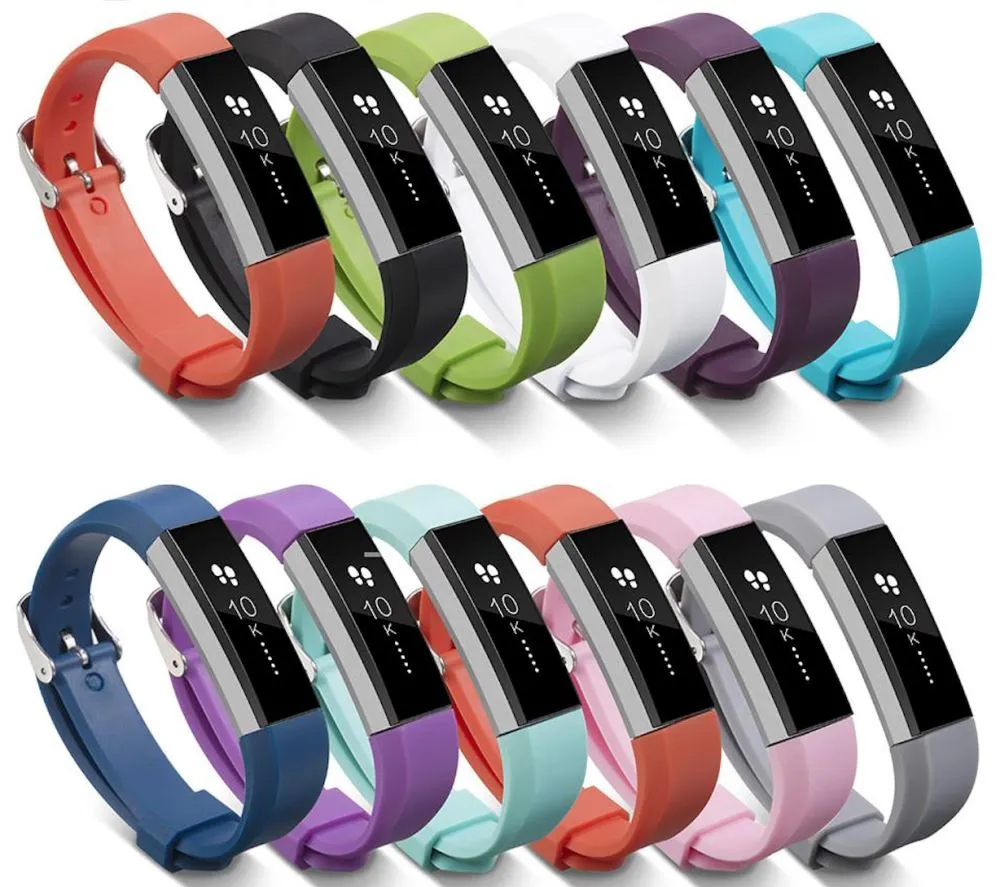 Replacement Silicone Watch Bands for the Fitbit Alta & Alta HR