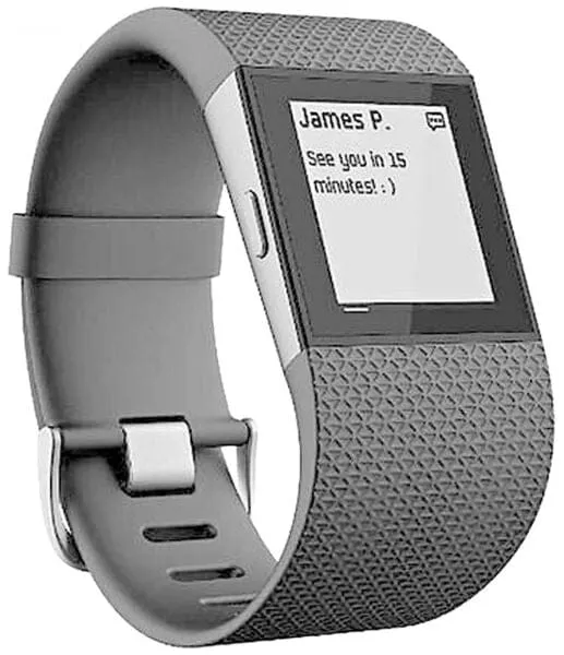 Replacement Silicone Watch Strap compatible with the Fitbit Surge