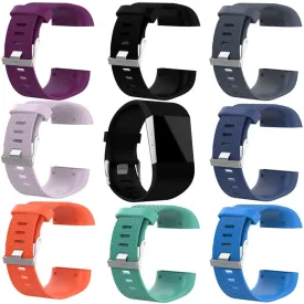 Replacement Silicone Watch Strap compatible with the Fitbit Surge