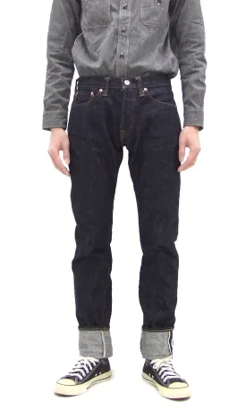 Samurai Jeans S0511XXII Men's Slim Tapered Fit One-Washed 15 Oz. Japanese Indigo Denim Pants
