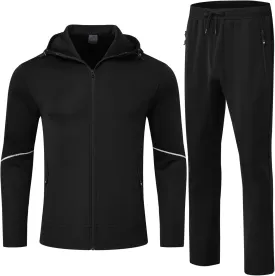 TBMPOY Men's Hooded Tracksuits Sweatsuits 2 Piece Sets Jogging Track Sweat Suit Workout Gym Warm Up Outfits with Hoodie TBMPOY Men's Hooded Tracksuits Sweatsuits 2 Piece Sets Jogging Track Sweat Suit Workout Gym Warm Up Outfits with Hoodie