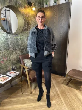 Tweed Blouse in Black