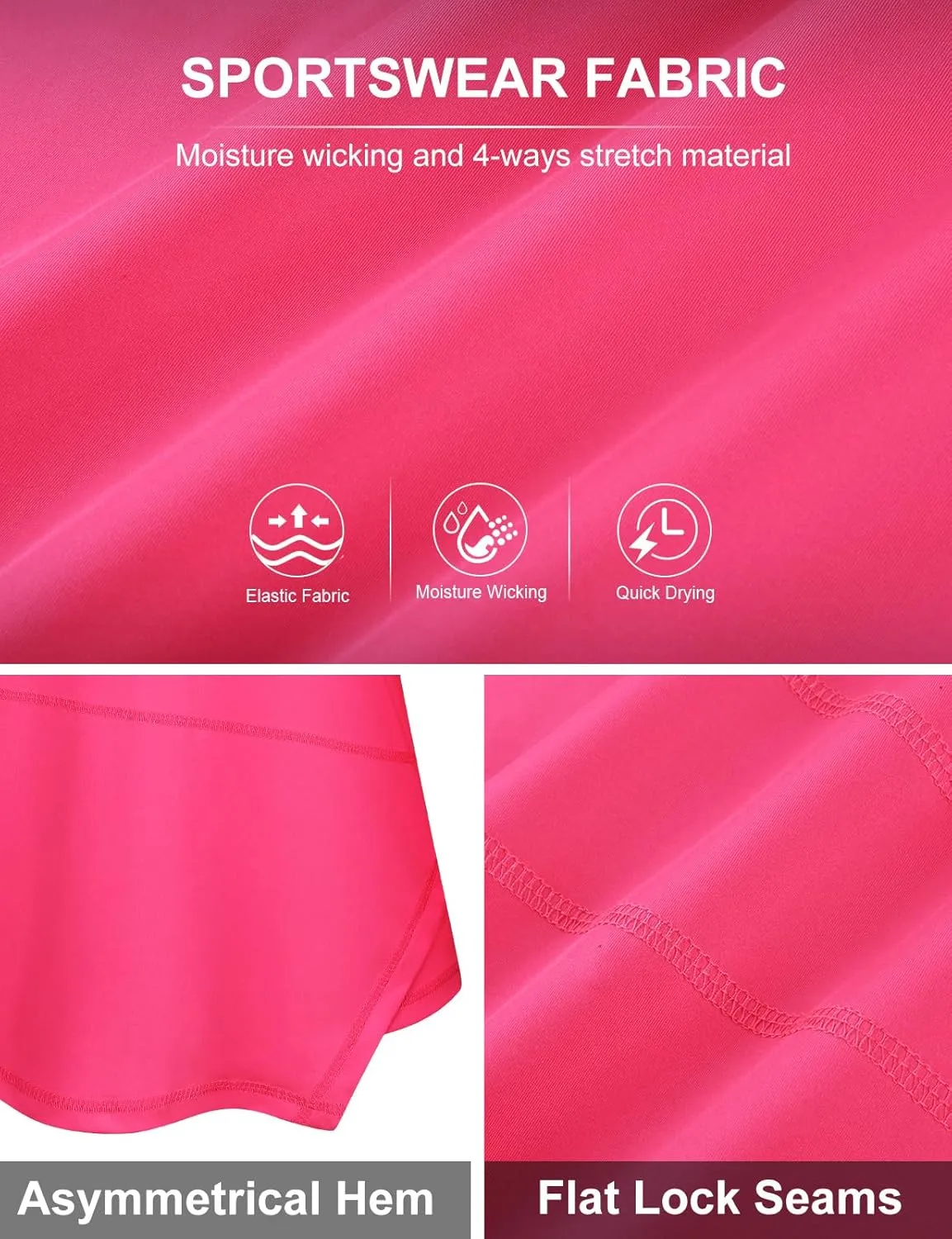 Viracy Women's Golf Shirt Short Sleeve Loose Fitting 1/4 Zip Up Polo Shirt UV Protection Fast Dry Athletic Tops S-3XL